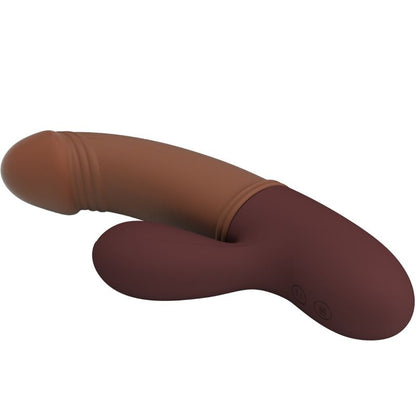 NOVA GIRL sextoys : vibromasseur point G et clitoris marron