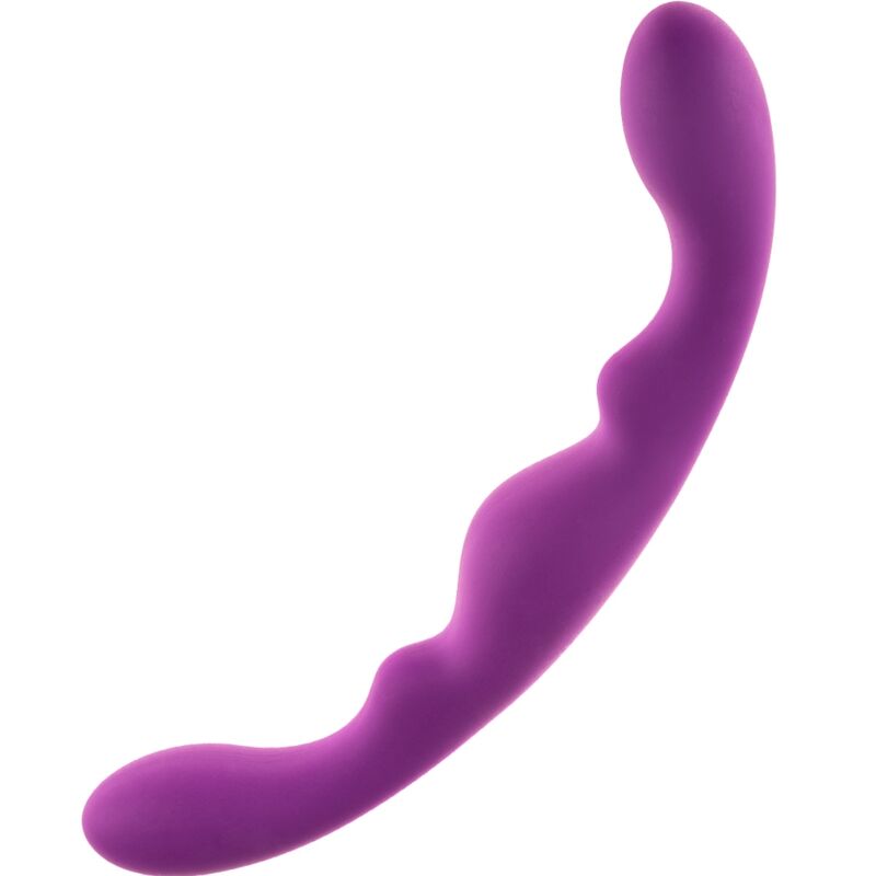 SEXTOYS NOVA GIRL : double gode silicone 25 cm violet