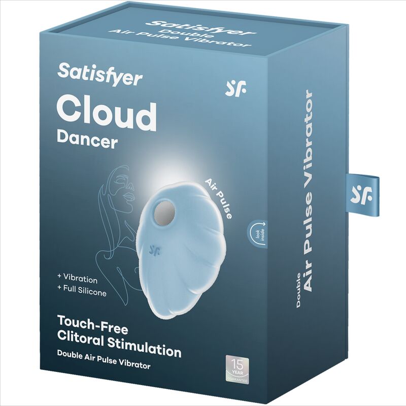 NOVA GIRL sextoys : stimulateur clitoridien Cloud Dancer air pulsé bleu Satisfyer