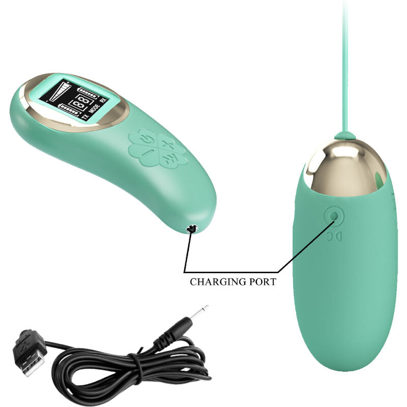 NOVA GIRL sextoys : oeuf vibrant multi-vitesse rechargeable avec télécommande vert