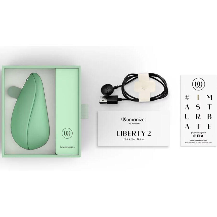 NOVA GIRL sextoys : stimulateur clitoridien Liberty 2 vert Womanizer