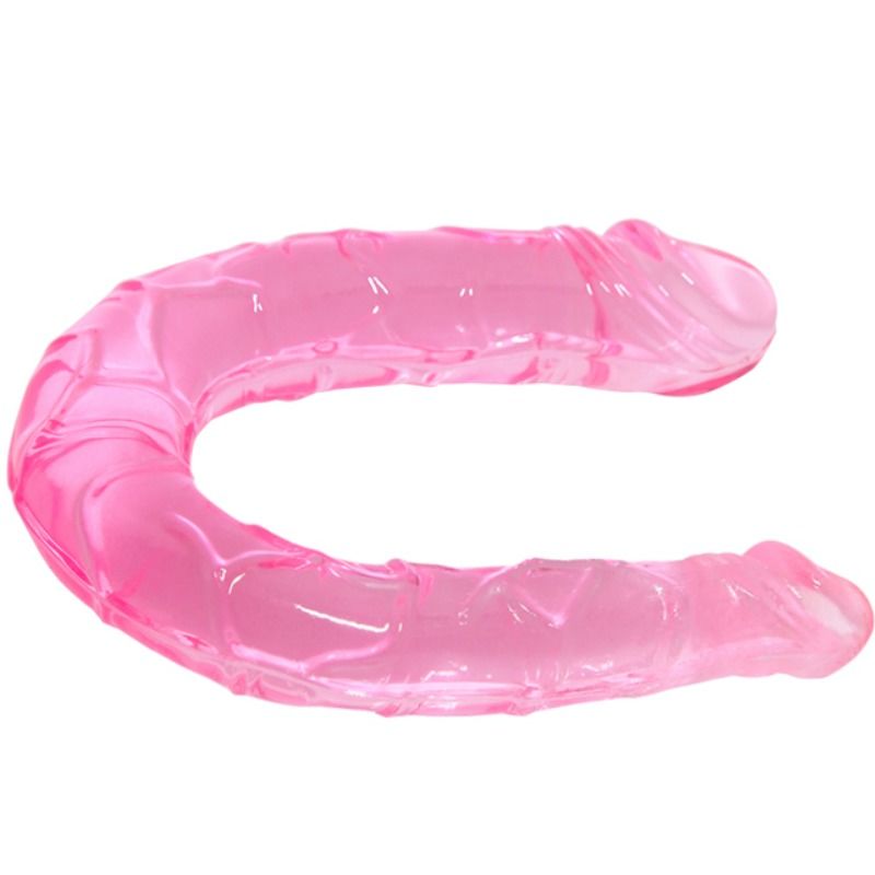 NOVA GIRL SEXTOYS : double gode gélatine 29 cm rose