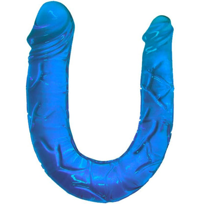 NOVA GIRL SEXTOYS : double gode gélatine 29 cm bleu