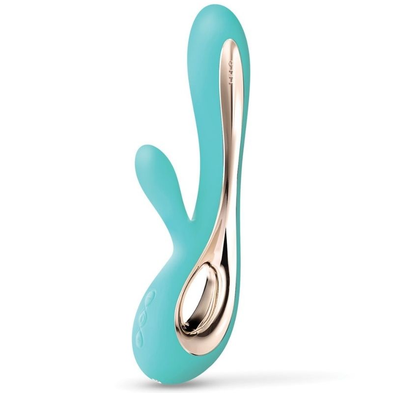 NOVA GIRL sextoys : vibromasseur lapin Soraya 2 bleu Lelo