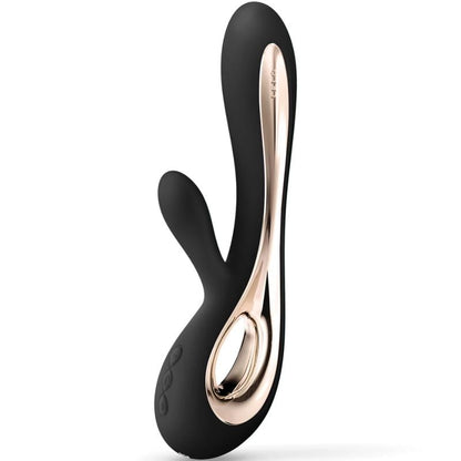 NOVA GIRL sextoys : vibromasseur lapin Soraya 2 noir Lelo