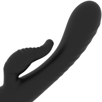 NOVA GIRL sextoys : vibromasseur double rechargeable noir