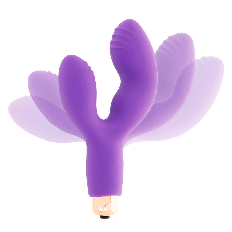 NOVA GIRL sextoys : stimulateur clitoridien 2 moteurs violet